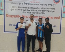 Our Students won Gold medal in DSO Kick Boxing championship